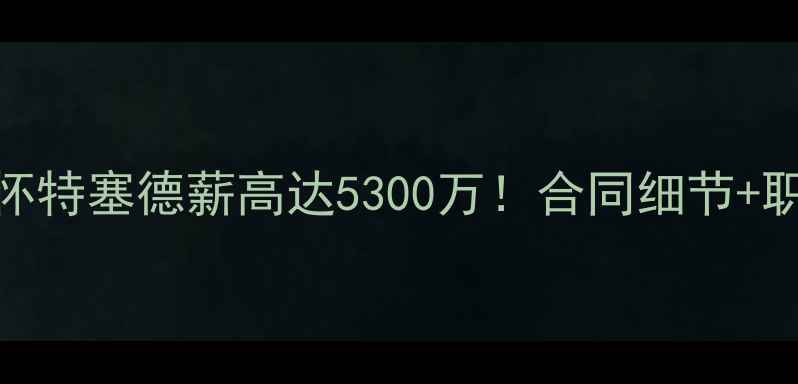 图片 NBA顶薪中锋薪资怀特塞德薪高达5300万！合同细节+职业生涯对比深度1