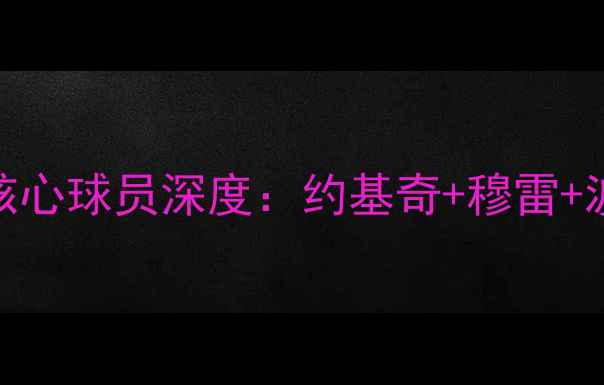 图片 赛季必看！掘金5大核心球员深度：约基奇+穆雷+波特为何统治西部？1