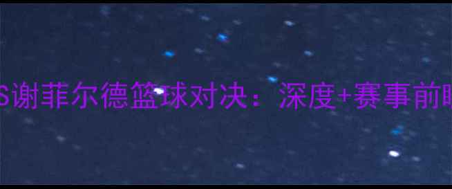 图片 🔥米尔沃尔VS谢菲尔德篮球对决：深度+赛事前瞻全攻略！🏀