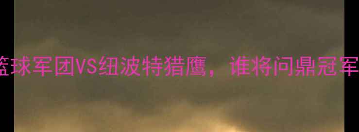 图片 篮球总决赛：曼城篮球军团VS纽波特猎鹰，谁将问鼎冠军？深度与比赛前瞻1